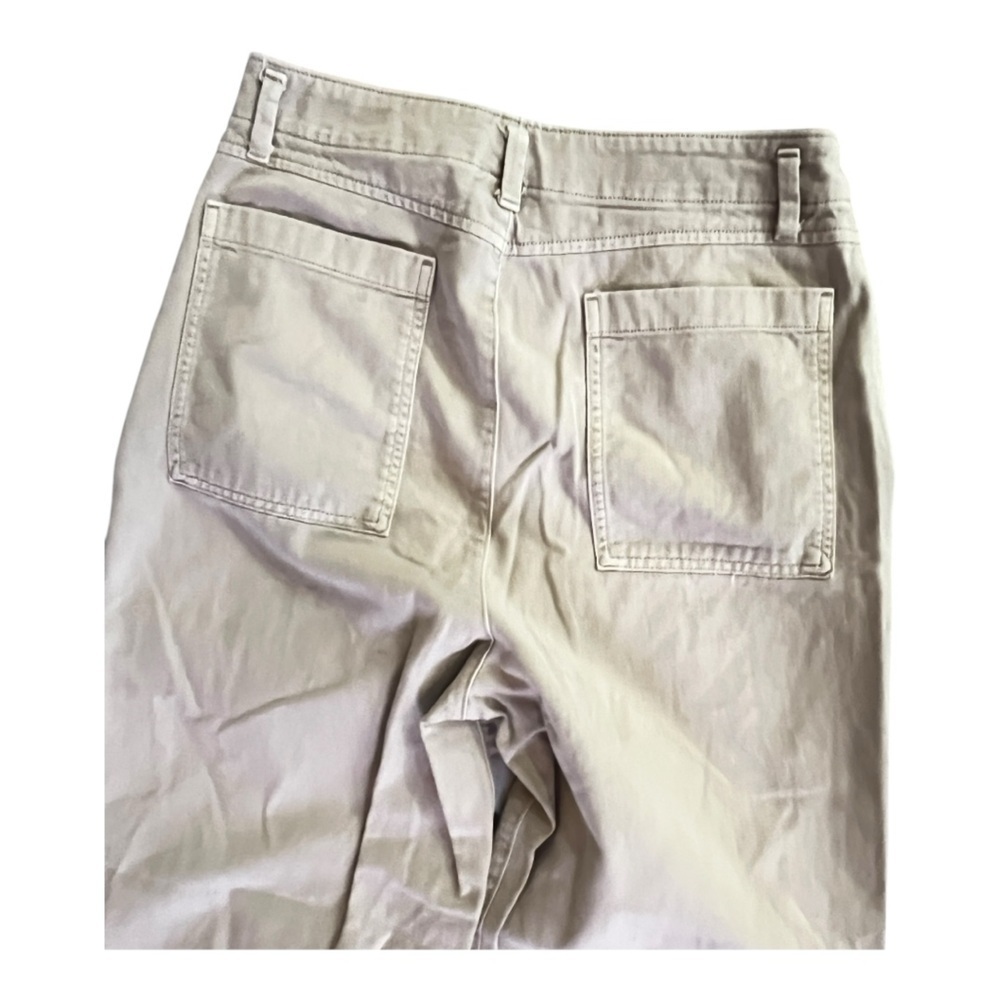 Gap Women’s Size 6 TALL wide leg Loose Khaki Pants - Picture 4 of 7